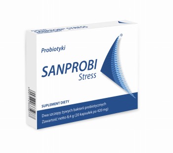 SANPROBI STRESS PROBIOTYK 20 KAPS