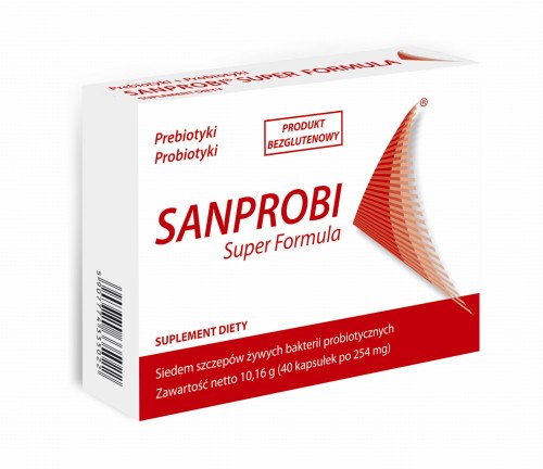 SANPROBI SUPER FORMULA PROBIOTYK 40 KAPS