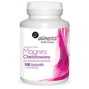 ALINESS MAGNEZ CHELATOWANY + WIT B6 100 KAPS.