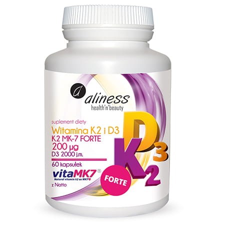 ALINESS D3 + K2MK7 FORTE 200 MCG 60 KAPS