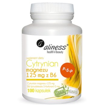 ALINESS CYTRYNIAN MAGNEZU + B6 125 MG 100 KAPS