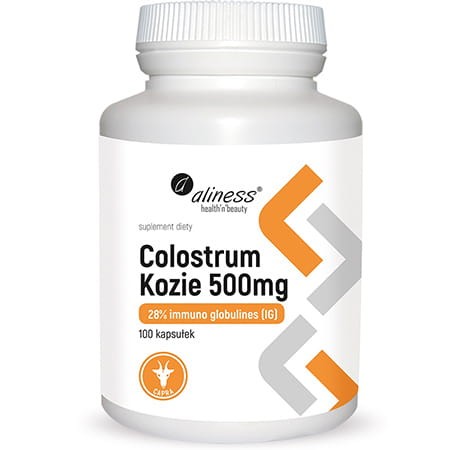 ALINESS COLOSTRUM KOZIE 28% IG 500 MG 100 KAPS.
