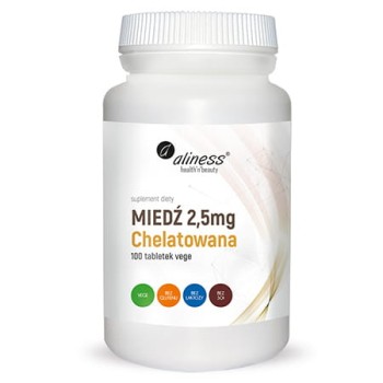 ALINESS MIEDŹ CHELATOWANA 2,5 MG 100 KAPS.