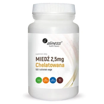 ALINESS MIEDŹ CHELATOWANA 2,5 MG 100 KAPS.
