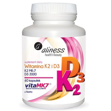 ALINESS WITAMINA D3 + K2MK7 100 MCG 60 KAPS