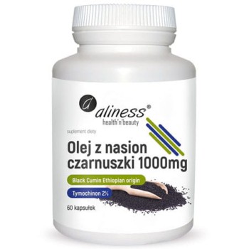 ALINESS OLEJ Z NASION CZARNUSZKI 2% 1000MG 60 KAPS
