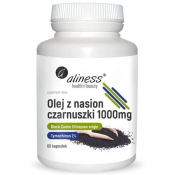 ALINESS OLEJ Z NASION CZARNUSZKI 2% 1000MG 60 KAPS