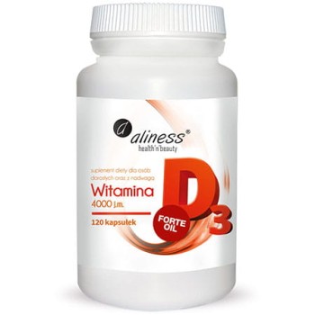 ALINESS WITAMINA D3 4000 IU FORTE OIL 120 KAPS.