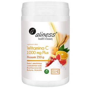 ALINESS WITAMINA C 1000 MG BUFOROWANA PLUS 250G