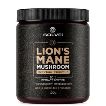 SOLVE LABS LION'S MANE EKSTRAKT 10:1 100G
