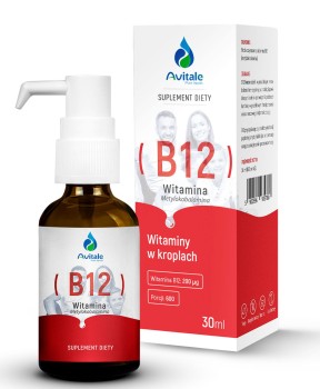 AVITALE WITAMINA B12 METYLOKOBALAMINA 30 ML