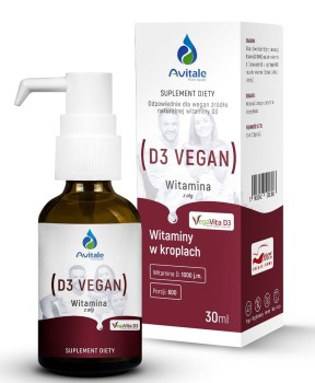 AVITALE WITAMINA D3 VEGAN 1000 IU 30 ML