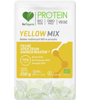 BEORGANIC YELLOW MIX BIAŁEK ROŚLINNYCH BIO 250G