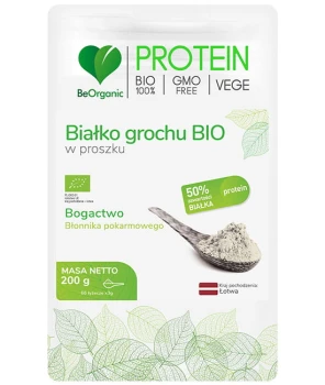 BEORGANIC BIAŁKO GROCHU BIO W PROSZKU 200G