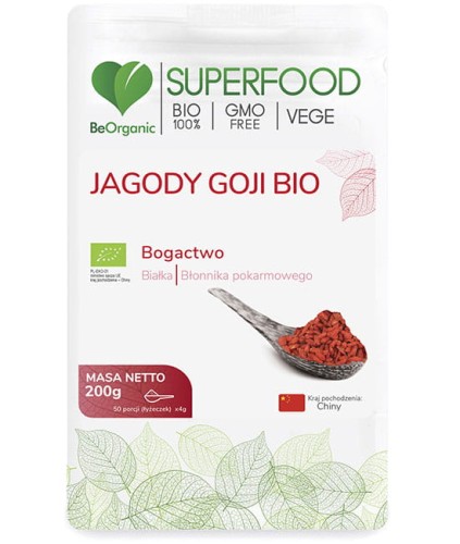 BEORGANIC JAGODY GOJI BIO 200G