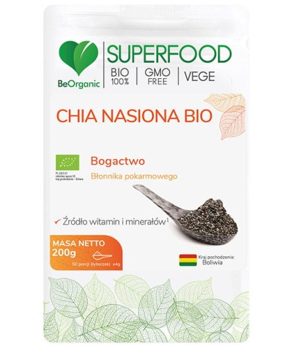BEORGANIC CHIA NASIONA BIO 200G