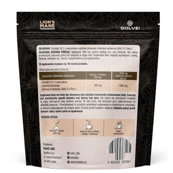 SOLVE LABS LION'S MANE EKSTRAKT 10:1 30G