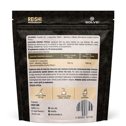 SOLVE LABS REISHI EKSTRAKT 10:1 50G
