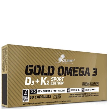 OLIMP GOLD OMEGA 3 D3+K2 SPORT EDITION 60 KAPS
