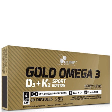 OLIMP GOLD OMEGA 3 D3+K2 SPORT EDITION 60 KAPS