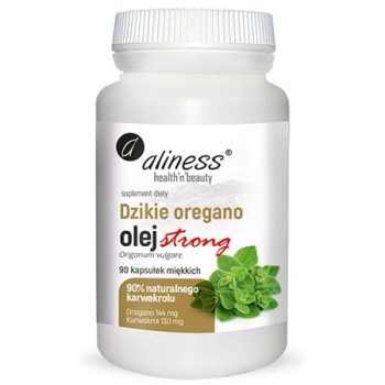 ALINESS DZIKIE OREGANO OLEJ STRONG 100% 90 KAPS