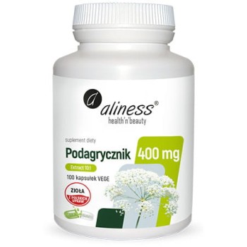 ALINESS PODAGRYCZNIK EKSTRAKT 10:1 400MG 100 KAPS