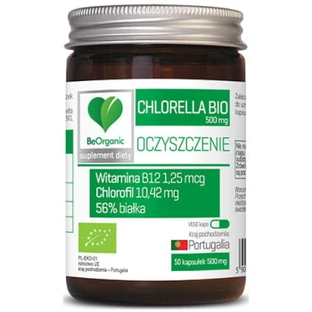 BEORGANIC CHLORELLA BIO 500MG 50 KAPS