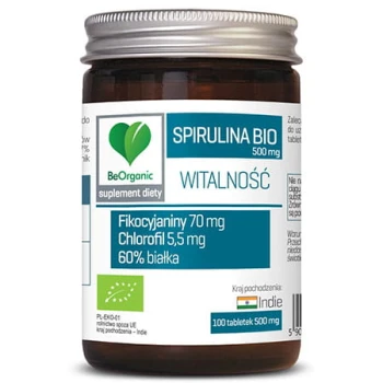 BEORGANIC SPIRULINA 500MG 100 TAB
