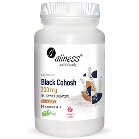 ALINESS BLACK COHOSH PLUSKWICA GRONIASTA 300MG 90K