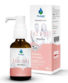 AVITALE WITAMINA K2 + D3 KROPLE 30ML