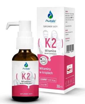 AVITALE WITAMINA K2 25MCG KROPLE 30ML