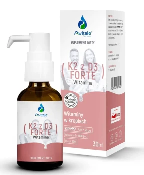 AVITALE WITAMINA K2+D3 FORTE 50MCG + 4000IU KROPLE 30ML