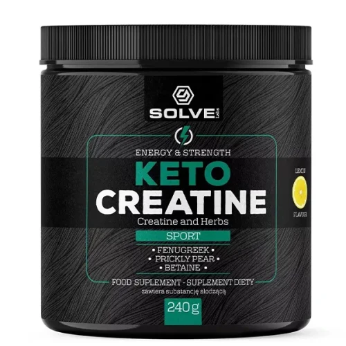 SOLVE LABS KREATYNA KETO CREATINE ENERGY & STRENGTH PROSZEK 240G