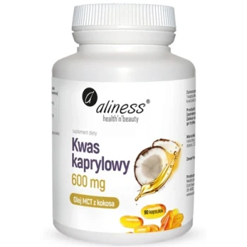ALINESS KWAS KAPRYLOWY 60% C8 600MG 90 KAPSUŁEK