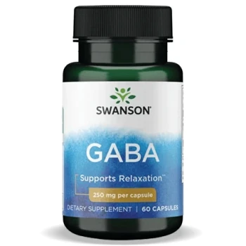 SWANSON GABA 250 MG 60 KAPSUŁEK