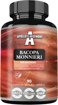 Bakopa drobnolistna Bacopa Monnieri 90 kaps. APOLLO'S HEGEMONY