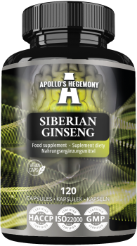 APOLLO'S HEGEMONY Siberian Ginseng 120 kaps.