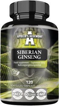 APOLLO'S HEGEMONY Siberian Ginseng 120 kaps.