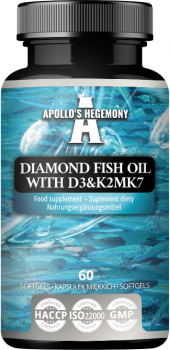 APOLLO'S HEGEMONY Diamond Fish Oil D3 & K2 60 kaps.