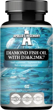 APOLLO'S HEGEMONY Diamond Fish Oil D3 & K2 60 kaps.
