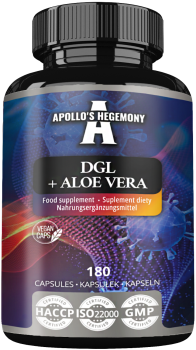 APOLLO'S HEGEMONY DGL + Aloe Vera 180 kaps.