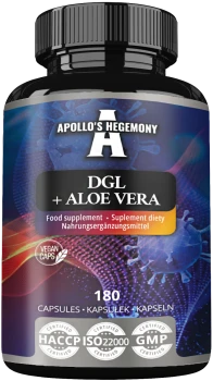 APOLLO'S HEGEMONY DGL + Aloe Vera 180 kaps.