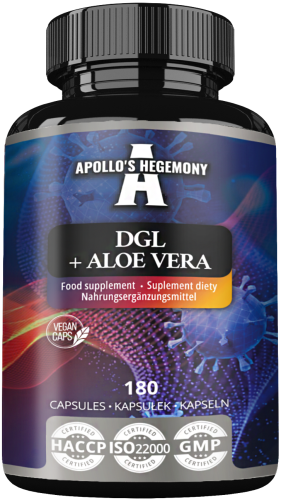 APOLLO'S HEGEMONY DGL + Aloe Vera 180 kaps.