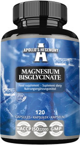 Diglicynian Magnezu Magnesium Bisglycinate 120 kaps. APOLLO'S HEGEMONY