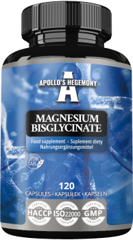Diglicynian Magnezu Magnesium Bisglycinate 120 kaps. APOLLO'S HEGEMONY