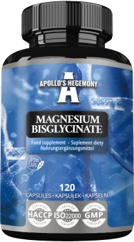 Diglicynian Magnezu Magnesium Bisglycinate 120 kaps. APOLLO'S HEGEMONY