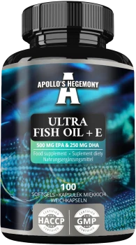 APOLLO'S HEGEMONY Ultra Fish Oil + E 100 kaps.