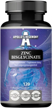 APOLLO'S HEGEMONY Zinc Bisglycinate 120 tab.