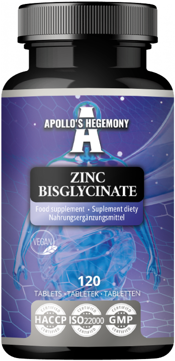APOLLO'S HEGEMONY Zinc Bisglycinate 120 tab.