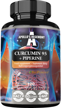 APOLLO'S HEGEMONY Curcumin 95 + Piperine 120 kaps.